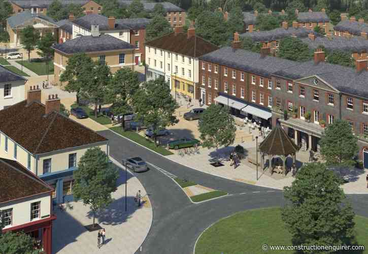 Village centre approved for 6,000-home new town plan