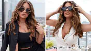 Jessie James Decker is a busty babe as she launches her new eyewear campaign... after dropping weight following the birth of her 4th child