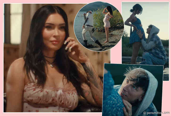 Megan Fox Sparks Pregnancy Speculation After Bumpin' Cameo In MGK's Lonely Road Music Video! Watch!