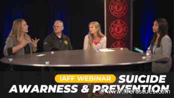 IAFF releases suicide awareness and prevention webinar