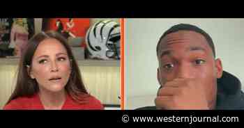 Interviewer Hears Chirp Behind NFL Player, Shocked When She Realizes What the Strange Noise Is