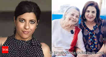 Zoya Akhtar gives a heartfelt tribute to aunt Menaka Irani