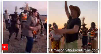 Akshay-Twinkle dance with Omahe in Tanzania: Video
