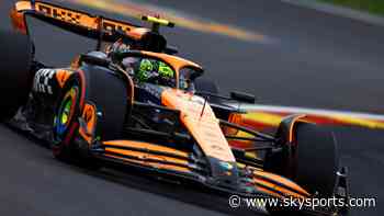 Norris 'not comfortable' despite leading McLaren Spa practice one-two
