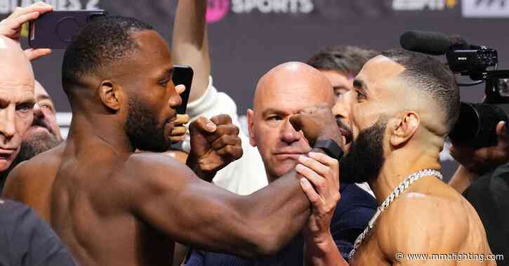 Leon Edwards calls shot for Belal Muhammad at UFC 304 final faceoff: ‘I’m knocking him the f*ck out’