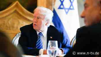 Warnung vor "drittem Weltkrieg": Trump schürt bei Treffen mit Netanjahu Ängste