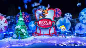 ICE! returns to Gaylord Texan Resort this holiday season with Rudolph the Red-Nosed Reindeer theme