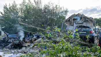 Große Schäden in der Umgebung: Heftige Explosion zerstört Reiheneckhaus in Memmingen