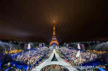 Olympics 2024 opening ceremony LIVE: Emmanuel Macron declares Games open as heavy rain hits Paris