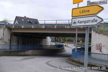 Kreisverkehr an der Ringstraße in Löhne gesperrt