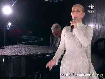 Céline Dion returns to the stage at Olympics opening ceremony