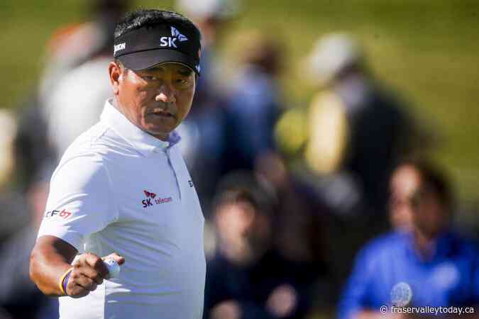 Choi takes 2-shot lead over Canadian Ames at Senior British Open at Carnoustie