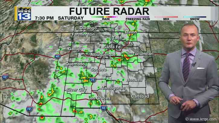 Drier weather moves in through the weekend