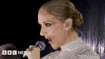 Celine Dion lights up Olympics after four-year health absence