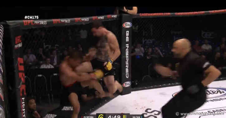 Missed Fists: Dylan Hazan’s flying knee knockout steals show at Cage Warriors 175