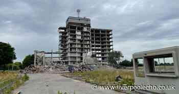 'Landmark' building reduced to 'skeleton' as demolition continues