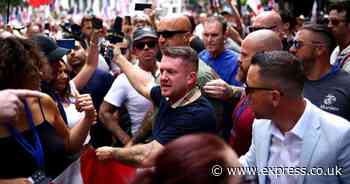 Tommy Robinson facing jail after playing bombshell film on day of violent London protests