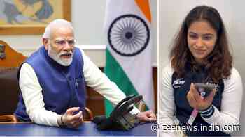 PM Modi Calls Up Manu Bhaker After Maiden Olympic Medal Win; Listen To Their Conversation