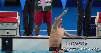 Léon Marchand of France leaves the world’s best swimmers in his wake.