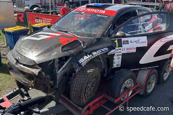 Bates brothers have both crashed at Rally Queensland