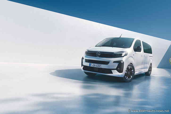 Elektro-Van: Neuer Opel Zafira Electric ist jetzt bestellbar
