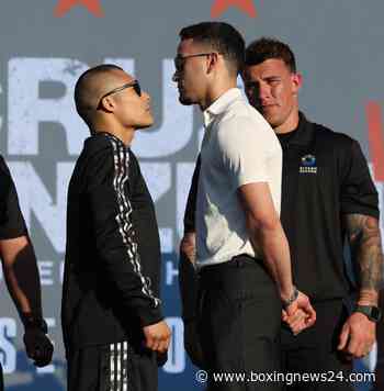 Isaac ‘Pitbull’ Cruz and Jose ‘Rayo’ Valenzuela Face Off in Tense Grand Arrival