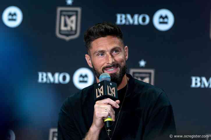 Olivier Giroud ready to get to work with LAFC