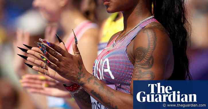 ‘Bougie and beautiful on the track’: nails complete the look at the Olympics