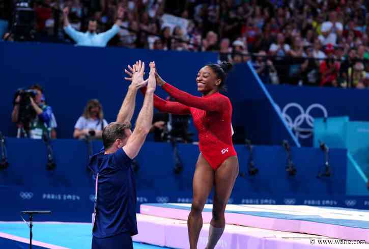 Simone Biles dominates vault, wins 3rd gold medal in Paris