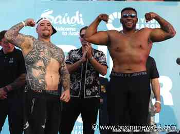 Andy Ruiz 274.4 vs. Jarrell Miller 305.6 – Official Weigh-in Results