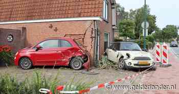 Automobilist zonder rijbewijs rijdt onder invloed tegen huis in Kaatsheuvel, bewoners zijn op vakantie