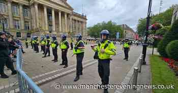 Bolton protests LIVE: Angry confrontations in town centre as bottles and 'missiles' thrown