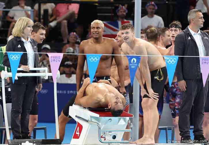 JO: Florent Manaudou, Léon Marchand et le relais 4X100 m 4 nages en bronze