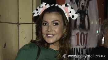 Kym Marsh, 48, shows her youthful side in dog ears as she steps out with toyboy Samuel Thomas, 29, following their performance in 101 Dalmatians The Musical