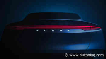 Acura teases new performance EV for Monterey