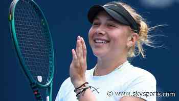 Anisimova reaches first WTA 1000 final with another shock win