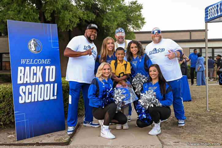 MAVS CELEBRATE DALLAS ISD’S TIPOFF TO THE SCHOOL YEAR