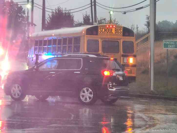 Several crashes reported across Fort Wayne, including Fort Wayne Community Schools bus