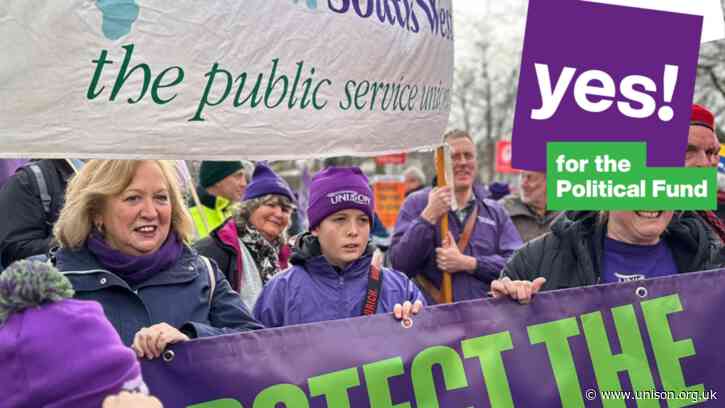 UNISON votes to renew political fund