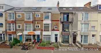 A 'Tardis' terrace on a sea front with oodles of hidden space going to auction