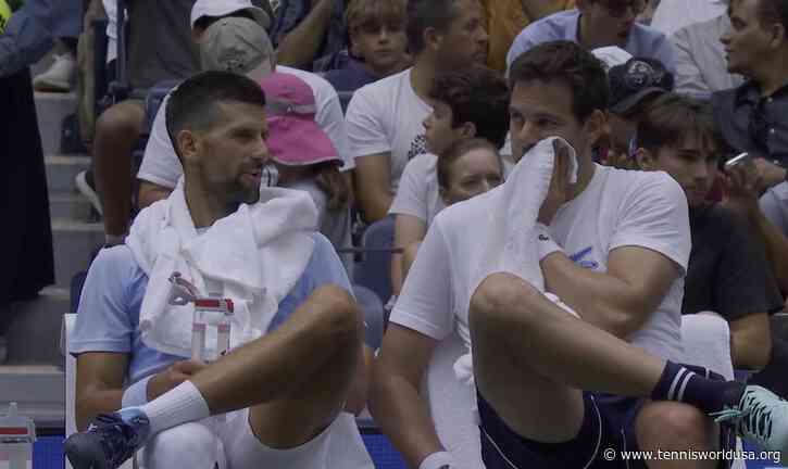 Watch: Arthur Ashe Stadium welcomes Novak Djokovic e Juan Martin del Potro