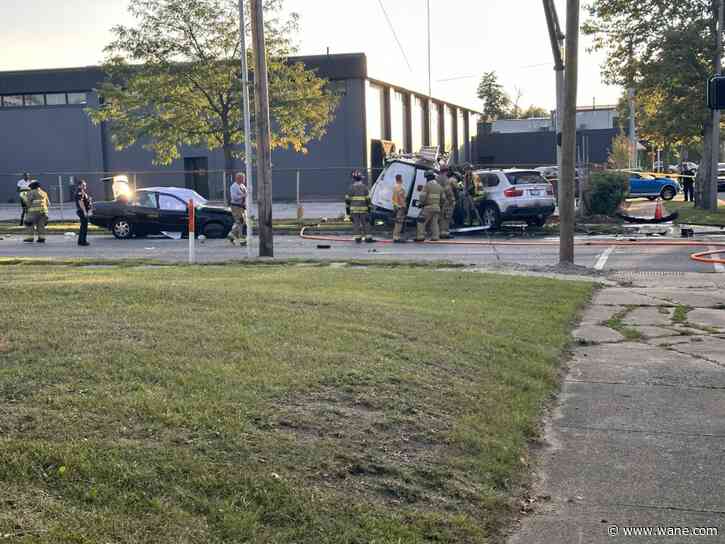 Coroner: 84-year-old dies after crash south of downtown Fort Wayne