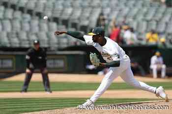 Osvaldo Bido works 5 strong innings to lead the Athletics to a 3-1 win over the Rays