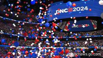 WATCH:  100,000 balloons drop on crowd at the DNC