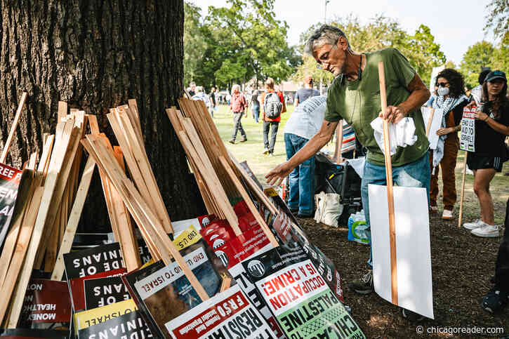 DNC week ends with Union Park protest