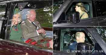 Kate Middleton makes rare public appearance joining William, Charles and Camilla at church