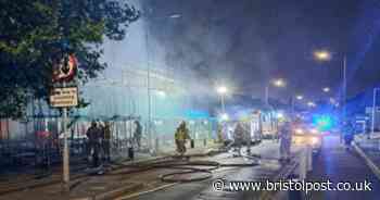 More than 200 firefighters tackle huge blaze as residents told 'keep windows shut'