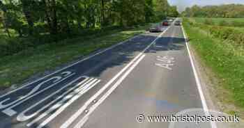 Main road through village near Bristol blocked after crash