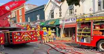 Live: Smoke seen pouring out of building near Subway on major city road