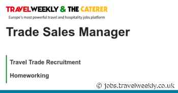 Travel Trade Recruitment: Trade Sales Manager